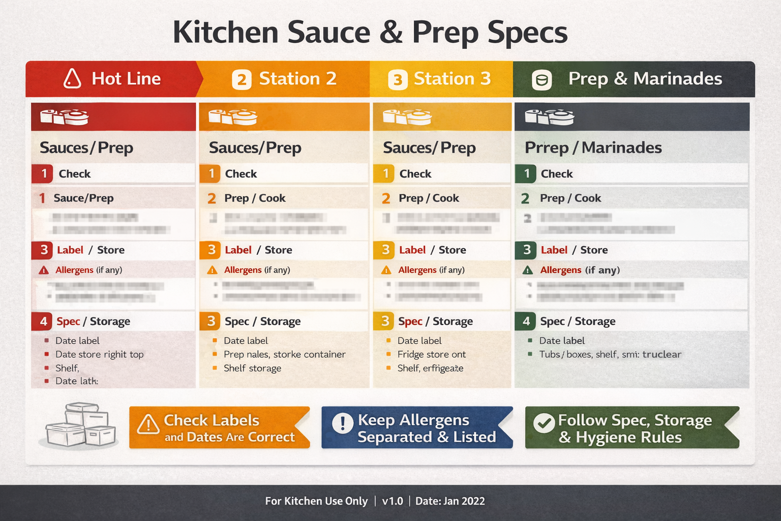 Refined after example for sauce and prep specs.